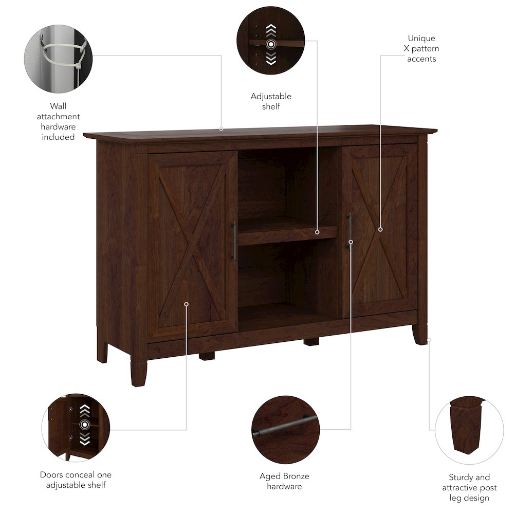 Key West Accent Cabinet with Doors. Picture 8