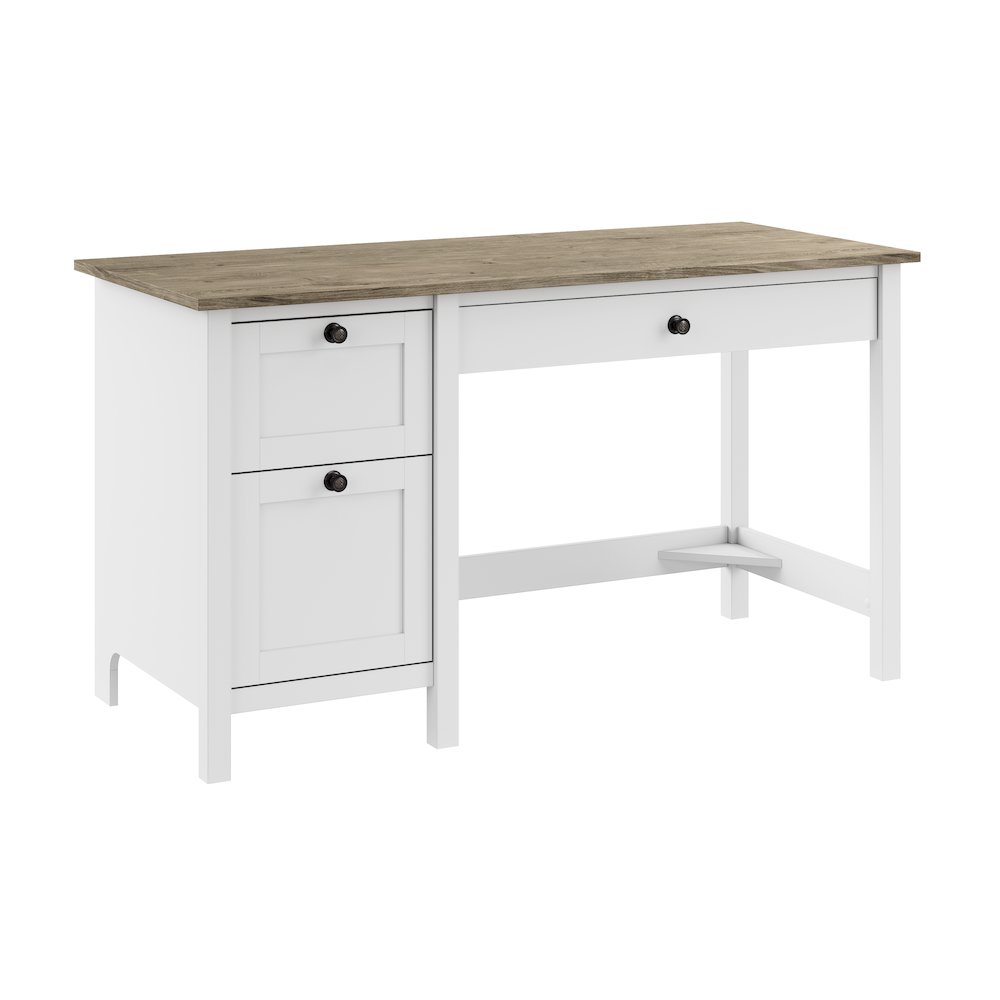 Mayfield 54W Computer Desk with Drawers. Picture 1