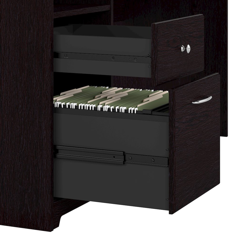 Cabot 72W Computer Desk with Drawers. Picture 3