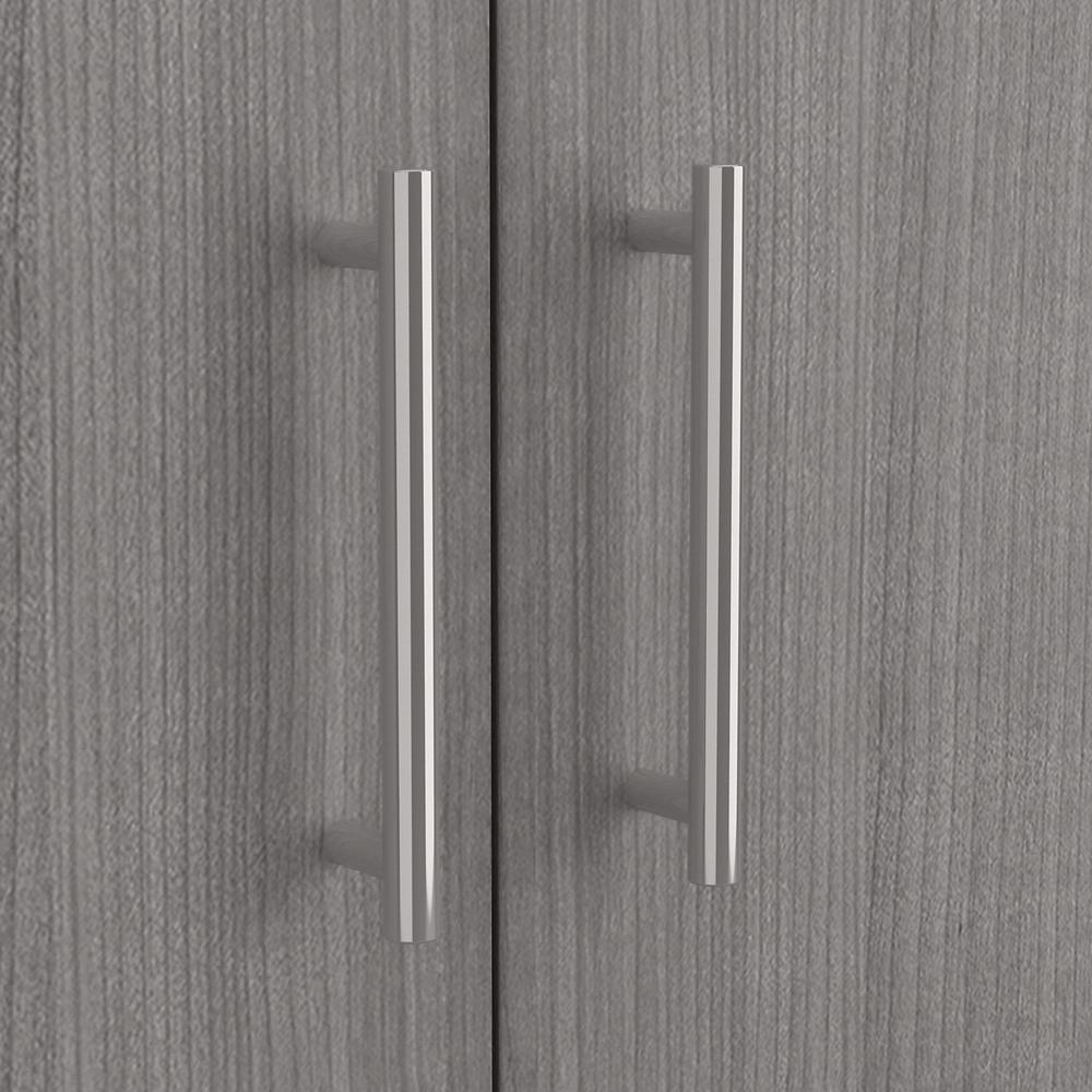 Bush Furniture Somerset Tall Storage Cabinet with Doors and Drawer, Platinum Gray. Picture 4