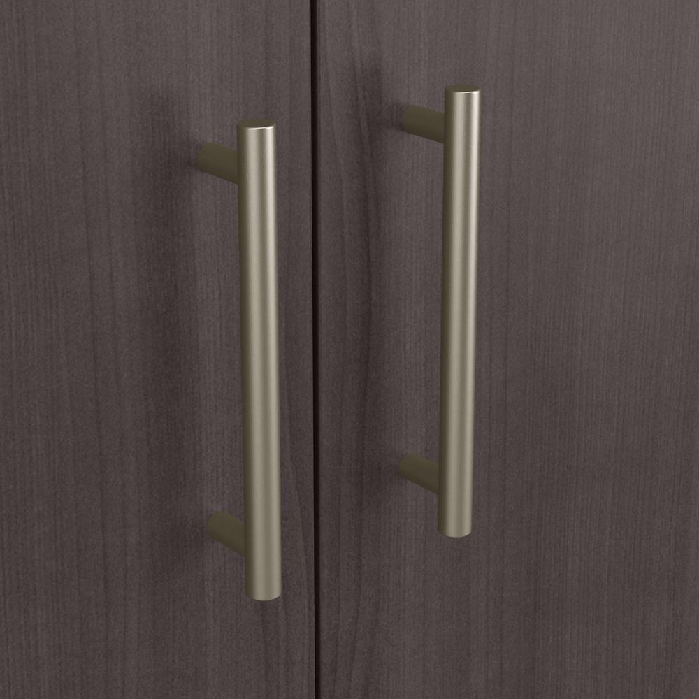 Bush Furniture Somerset Tall Entryway Cabinet with Doors and Drawer, Storm Gray. Picture 4