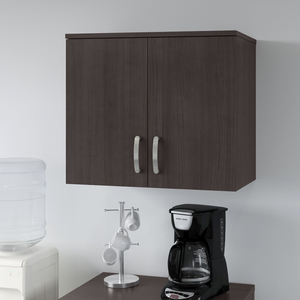 Universal Wall Cabinet with Doors and Shelves. Picture 2