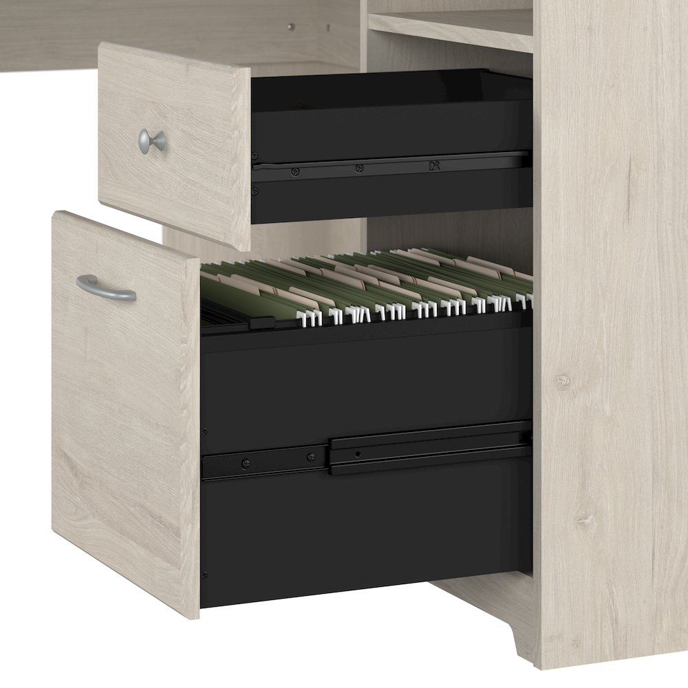 Cabot 60W L Shaped Computer Desk with Storage. Picture 3