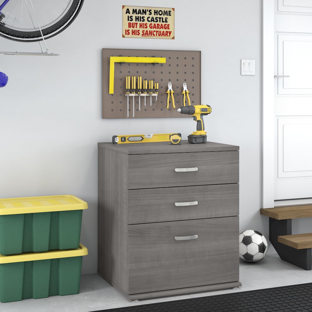 Universal Garage Storage Cabinet with Drawers. Picture 2