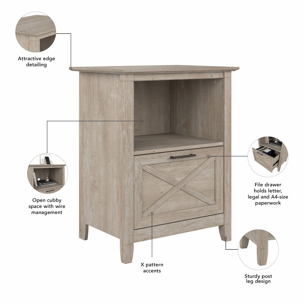 Key West Lateral File Cabinet with Shelf. Picture 7
