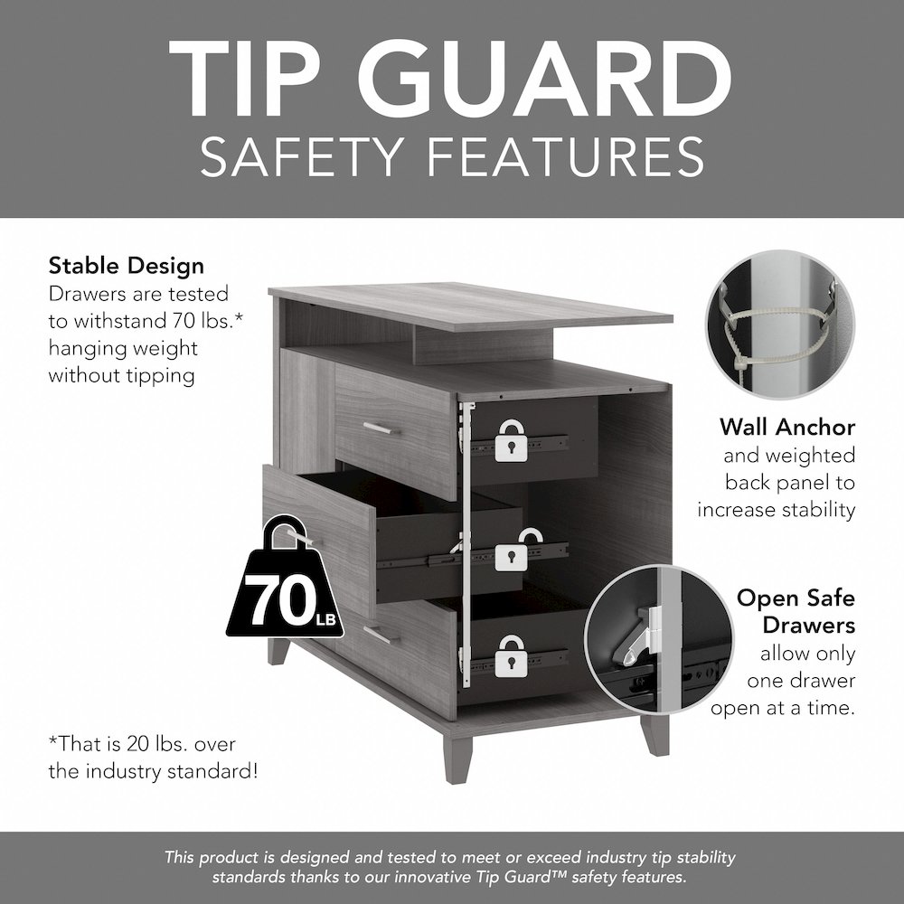 Somerset Tall Sideboard Buffet Cabinet. Picture 9