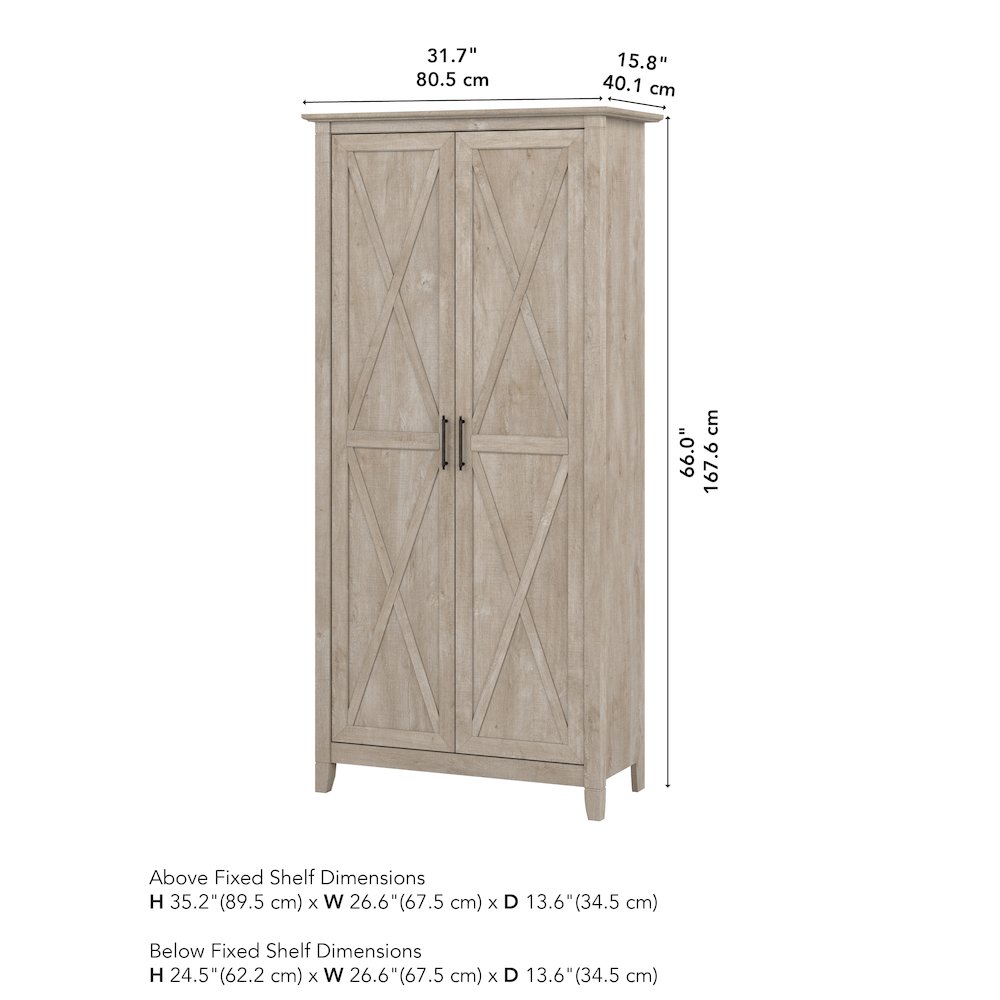 Key West Tall Storage Cabinet with Doors. Picture 9