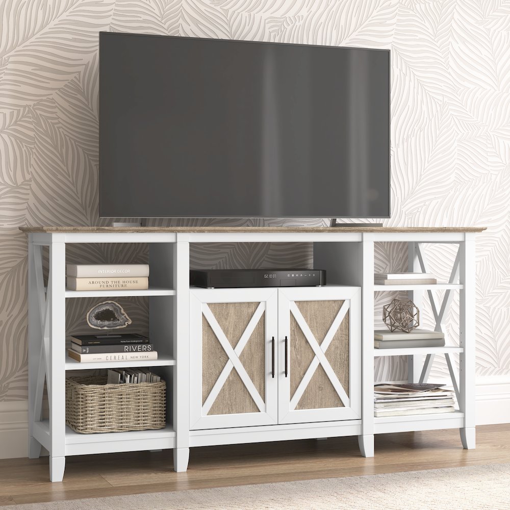 Key West Tall TV Stand for 65 Inch TV. Picture 2