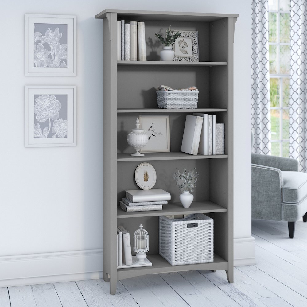 Salinas Tall 5 Shelf Bookcase. Picture 2