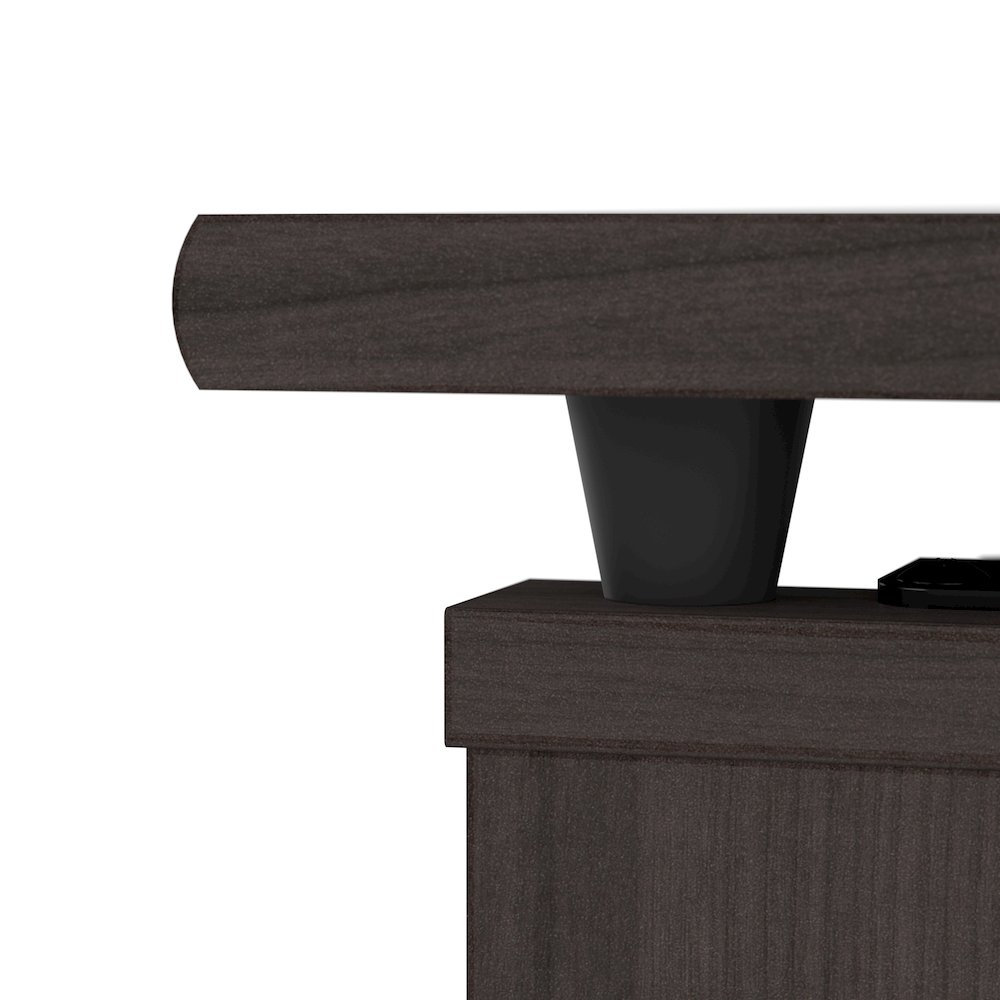 Cabot 60W 3 Position Sit to Stand L Shaped Desk. Picture 3