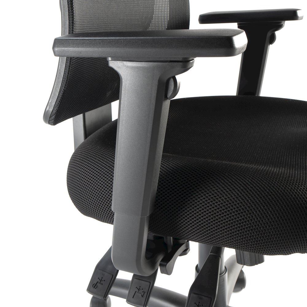 Custom Comfort High Back Multifunction Mesh Executive Office Chair. Picture 3