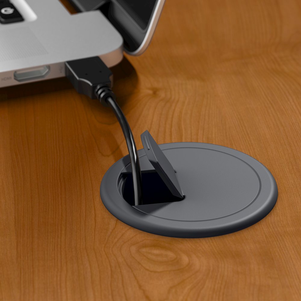 Series A 60W Desk with Mobile File Cabinet. Picture 4