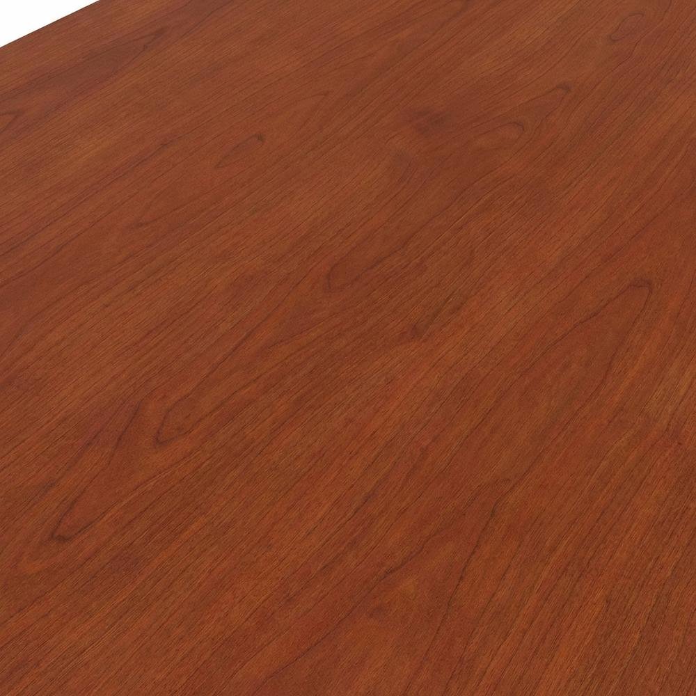 U Shaped Desk, 2 Mobile Pedestals, Hansen Cherry Finish, Classic Shell Design. Picture 5