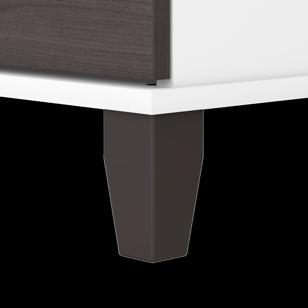 Somerset 72W L Shaped Desk with Hutch and 5 Shelf Bookcase. Picture 6