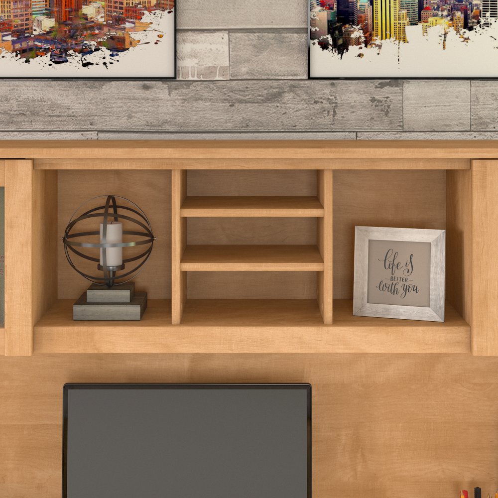 Somerset 72W 3 Position Sit to Stand L Shaped Desk with Hutch. Picture 5