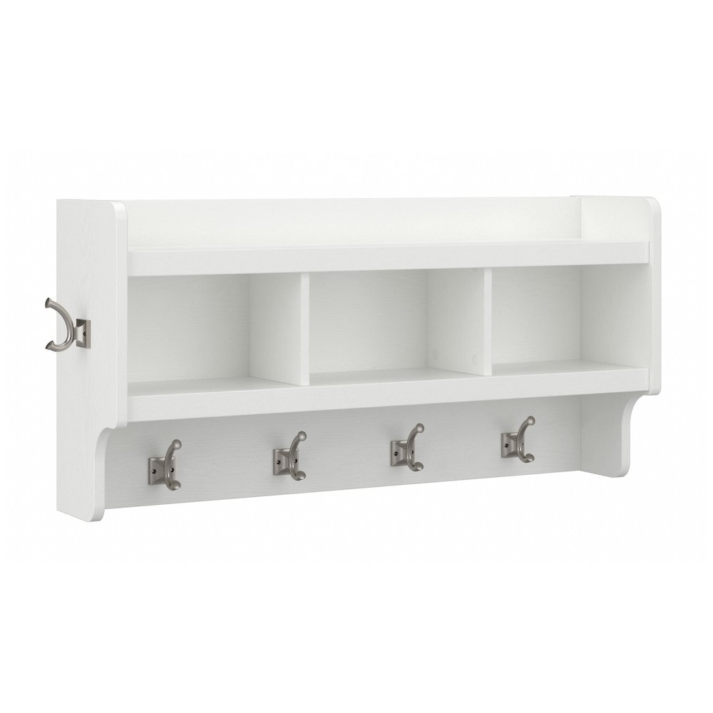 Woodland 40W Wall Mounted Coat Rack with Shelf. Picture 1