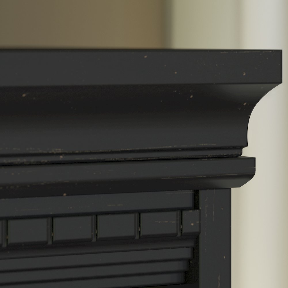 Fairview L Shaped Desk with Hutch and Lateral File Cabinet. Picture 7