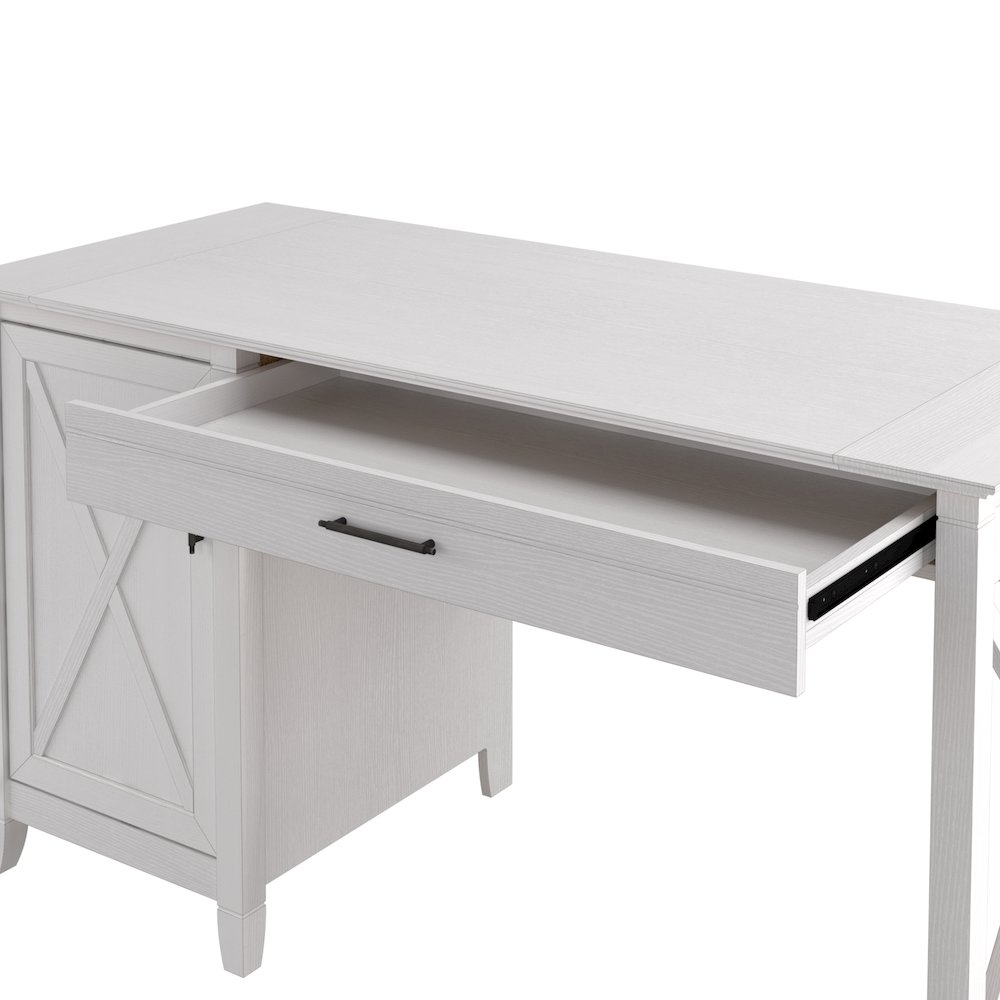 Key West 54W Computer Desk with Keyboard Tray and Storage. Picture 3