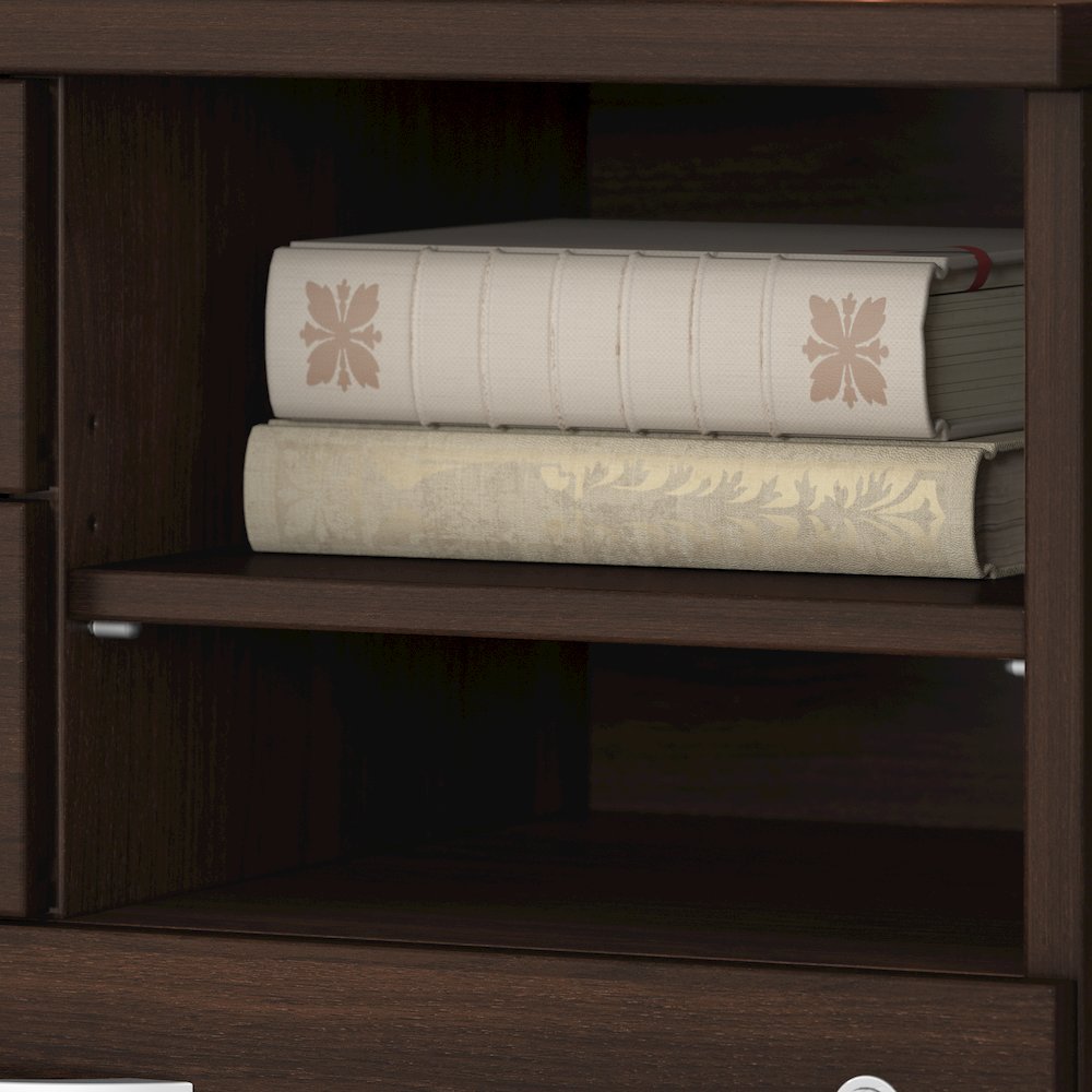 Hybrid Office Storage Cabinet with Drawers and Shelves. Picture 4