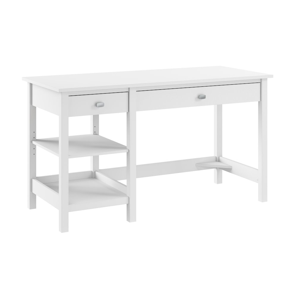 Broadview 54W Computer Desk with Shelves. Picture 1