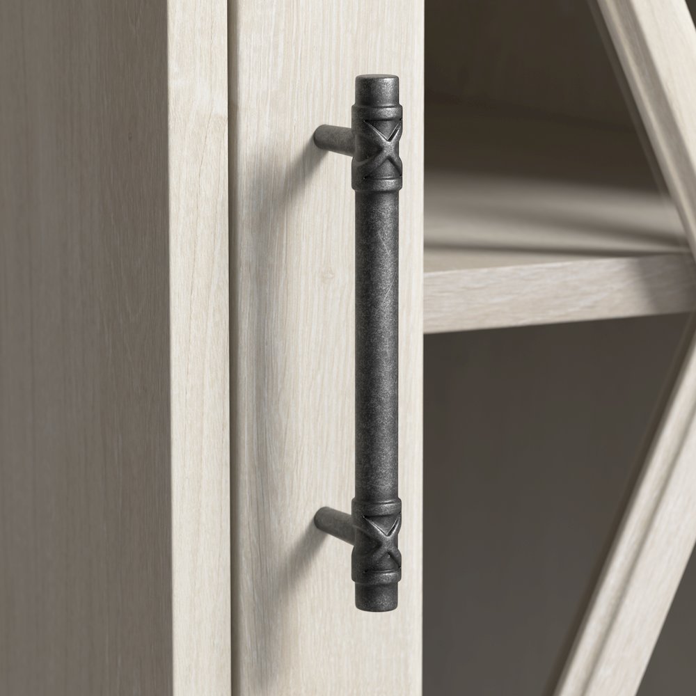 Lennox 60W Farmhouse Hutch for Desk and Buffet Cabinet. Picture 5