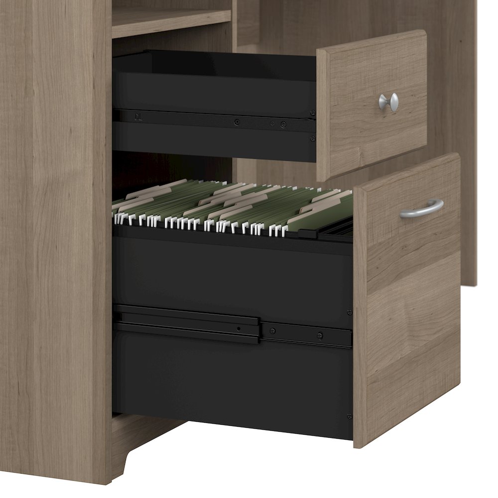 Cabot 60W Computer Desk with Drawers. Picture 4