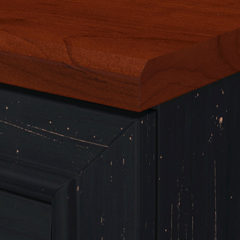 Fairview Small Storage Cabinet with Doors and Shelves. Picture 5