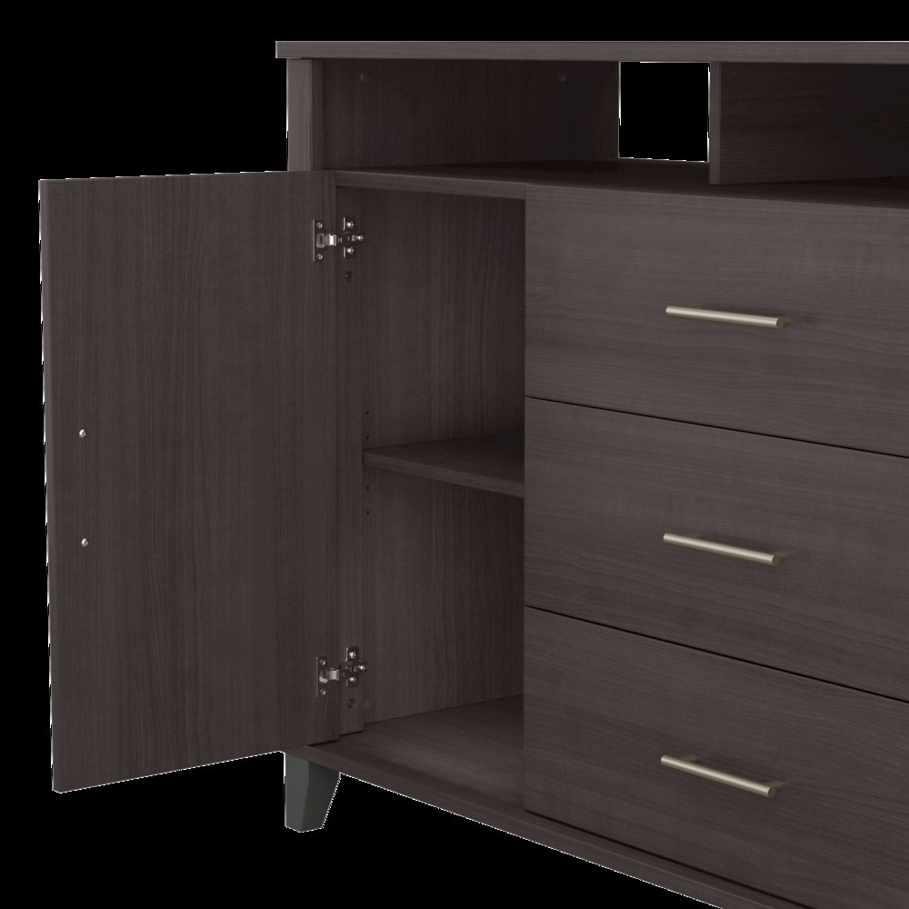 Somerset Tall Sideboard Buffet Cabinet. Picture 4