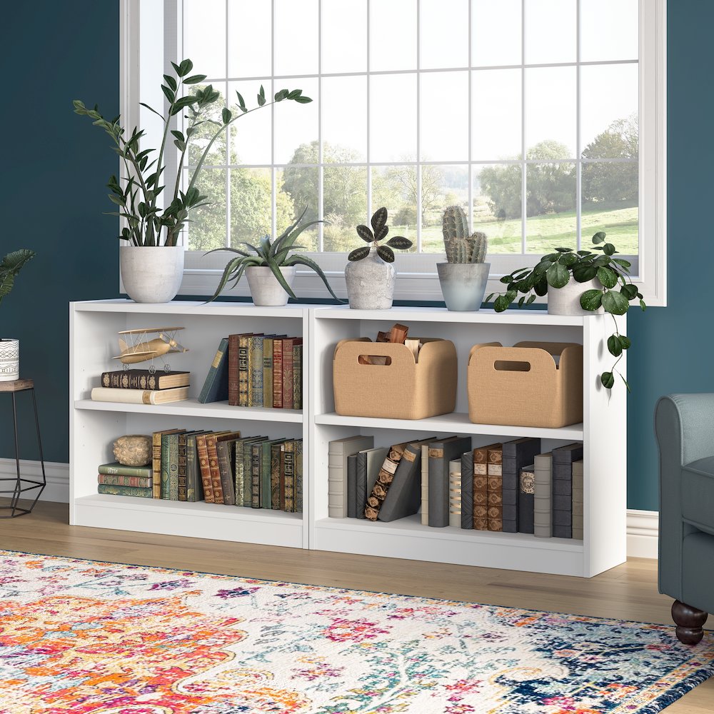 Universal Small 2 Shelf Bookcase - Set of 2. Picture 2