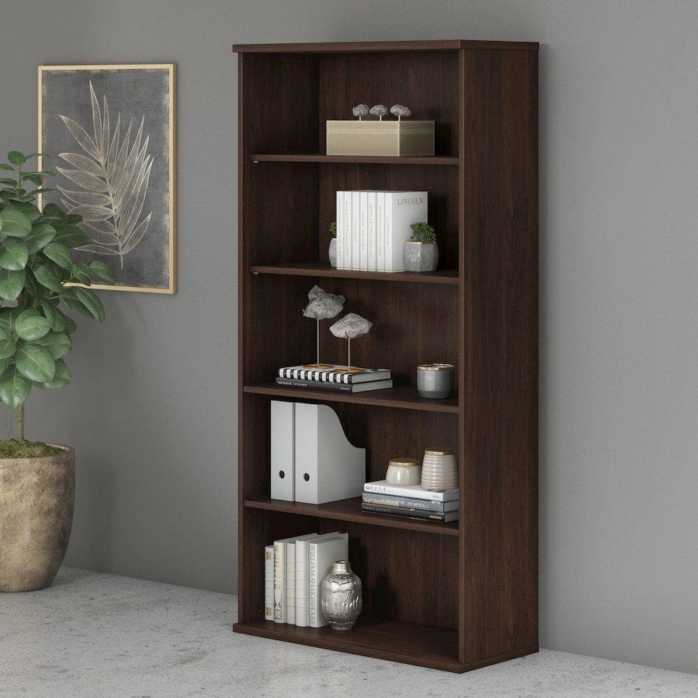 Studio C Tall 5 Shelf Bookcase. Picture 2