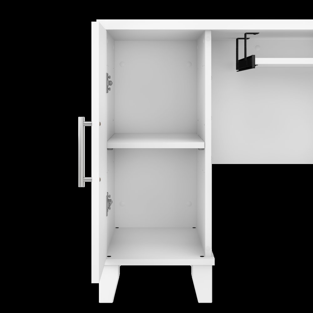 Somerset 72W L Shaped Desk with Hutch and Lateral File Cabinet. Picture 3