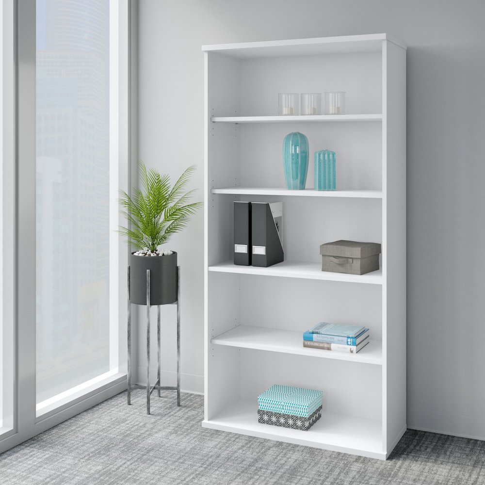 Easy Office 5 Shelf Bookcase. Picture 2