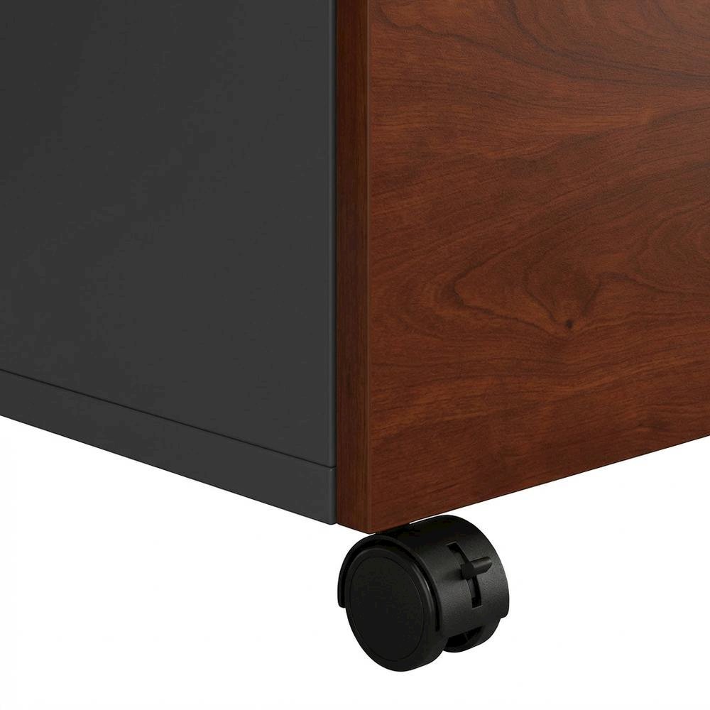 Office Desk With Mobile File Cabinet In Hansen Cherry Finish. Picture 6