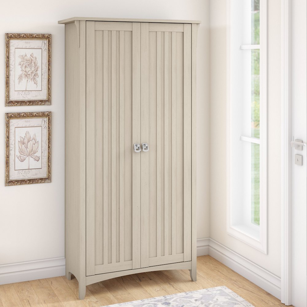 Salinas Tall Storage Cabinet with Doors. Picture 2