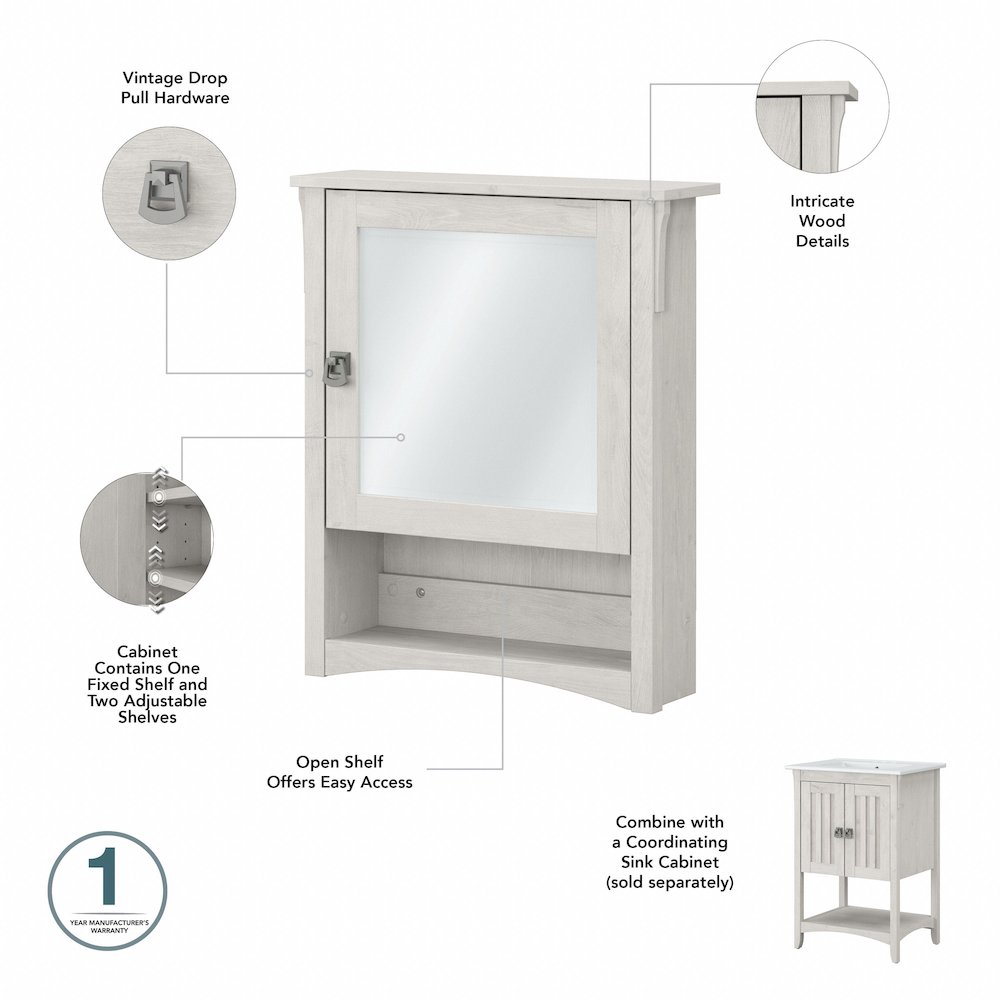 Salinas Bathroom Medicine Cabinet with Mirror. Picture 8
