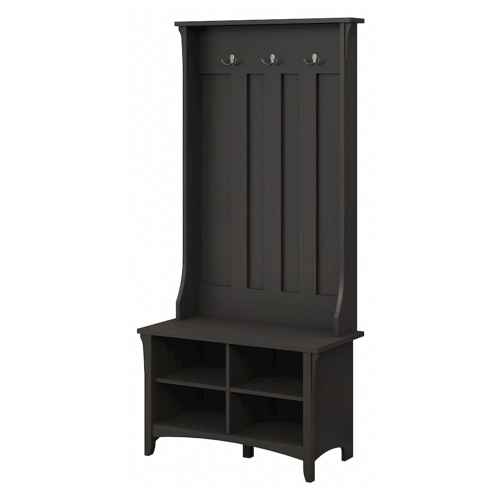 Salinas Hall Tree with Storage Bench. Picture 1