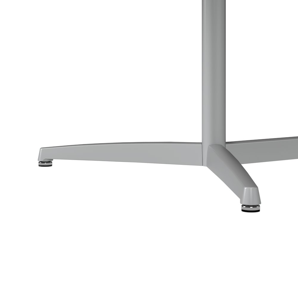 120W x 48D Boat Shaped Conference Table with Metal Base. Picture 5