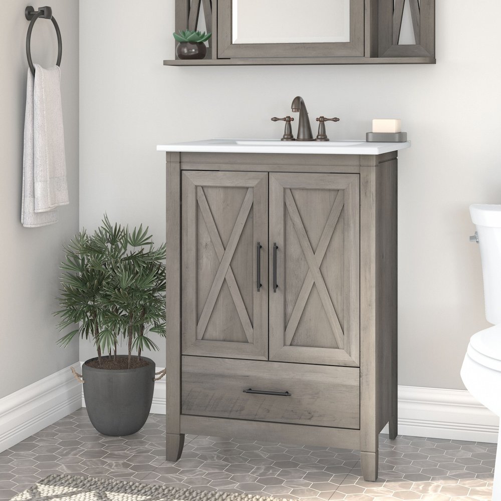 Key West 24W Bathroom Vanity with Sink. Picture 2