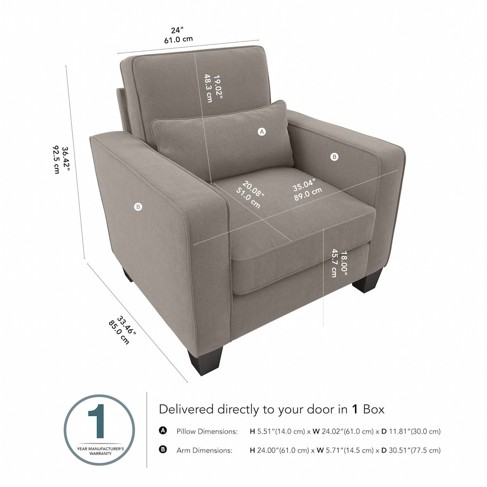 Stockton Accent Chair with Arms. Picture 9