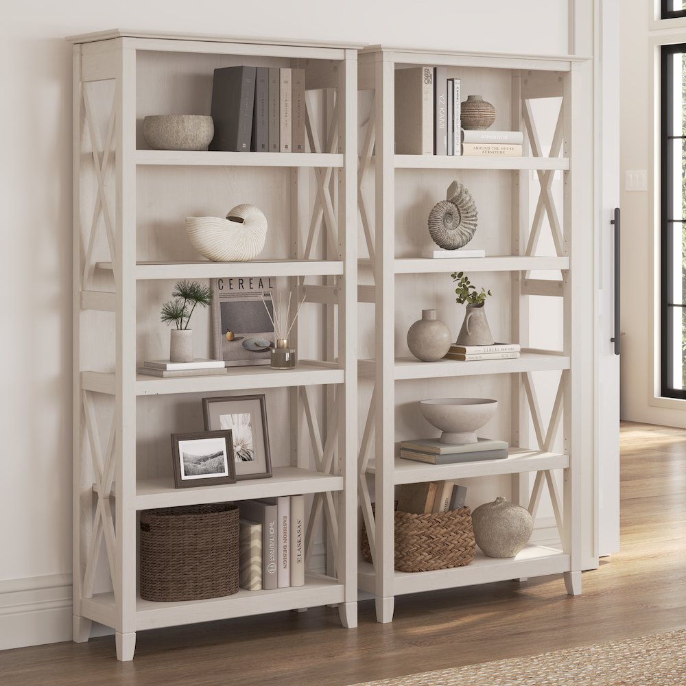 Key West 5 Shelf Bookcase Set. Picture 2