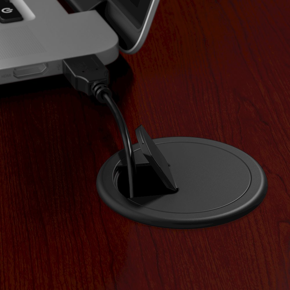 Cabot 60W L Shaped Computer Desk with Drawers. Picture 5