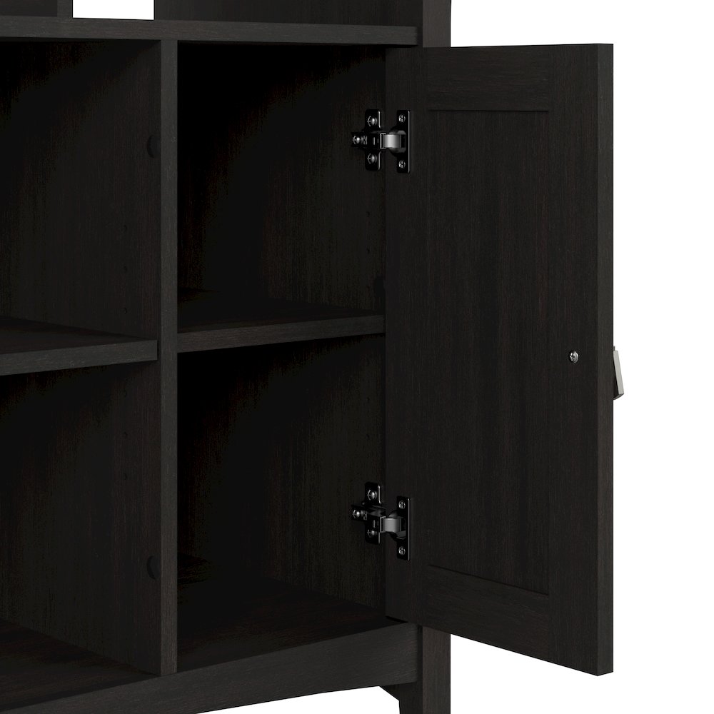 Salinas Entryway Storage Set with Hall Tree, Shoe Bench and Accent Cabinet. Picture 5
