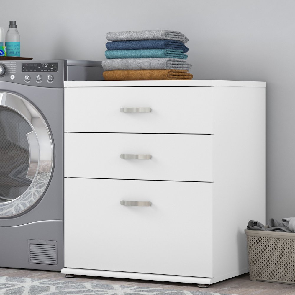 Universal Laundry Room Storage Cabinet with Drawers. Picture 2