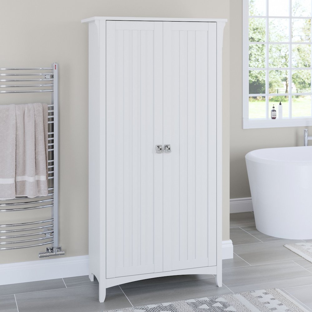 Salinas Bathroom Storage Cabinet with Doors. Picture 2