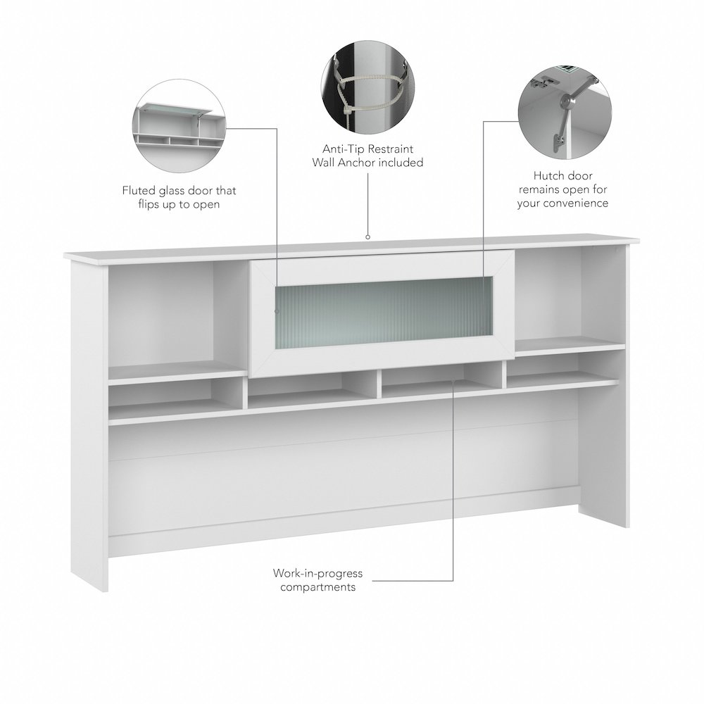 Cabot 72W Desk Hutch. Picture 5