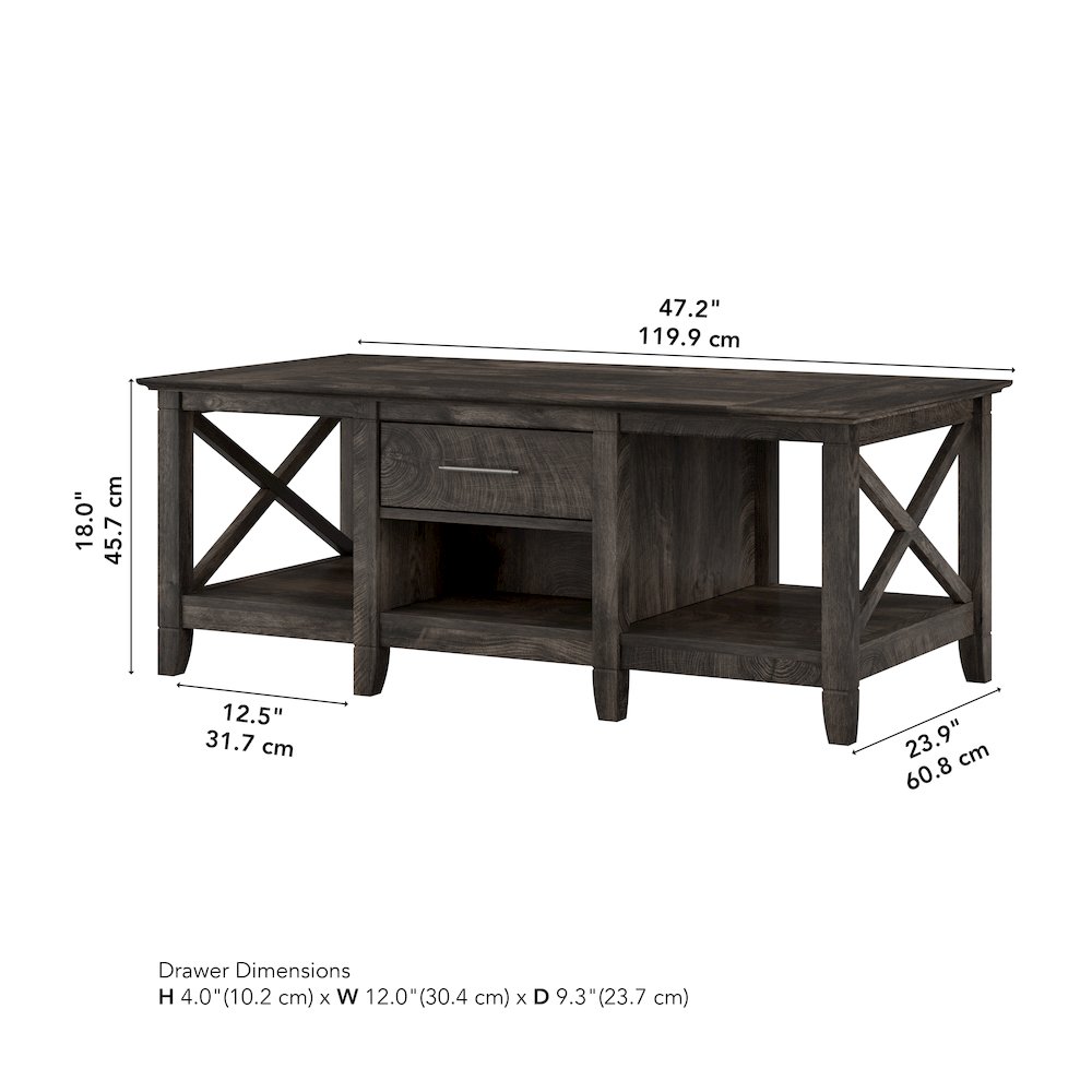 Key West Coffee Table with Storage. Picture 8