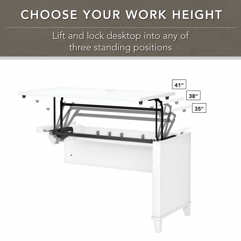 Somerset 72W 3 Position Sit to Stand L Shaped Desk. Picture 8