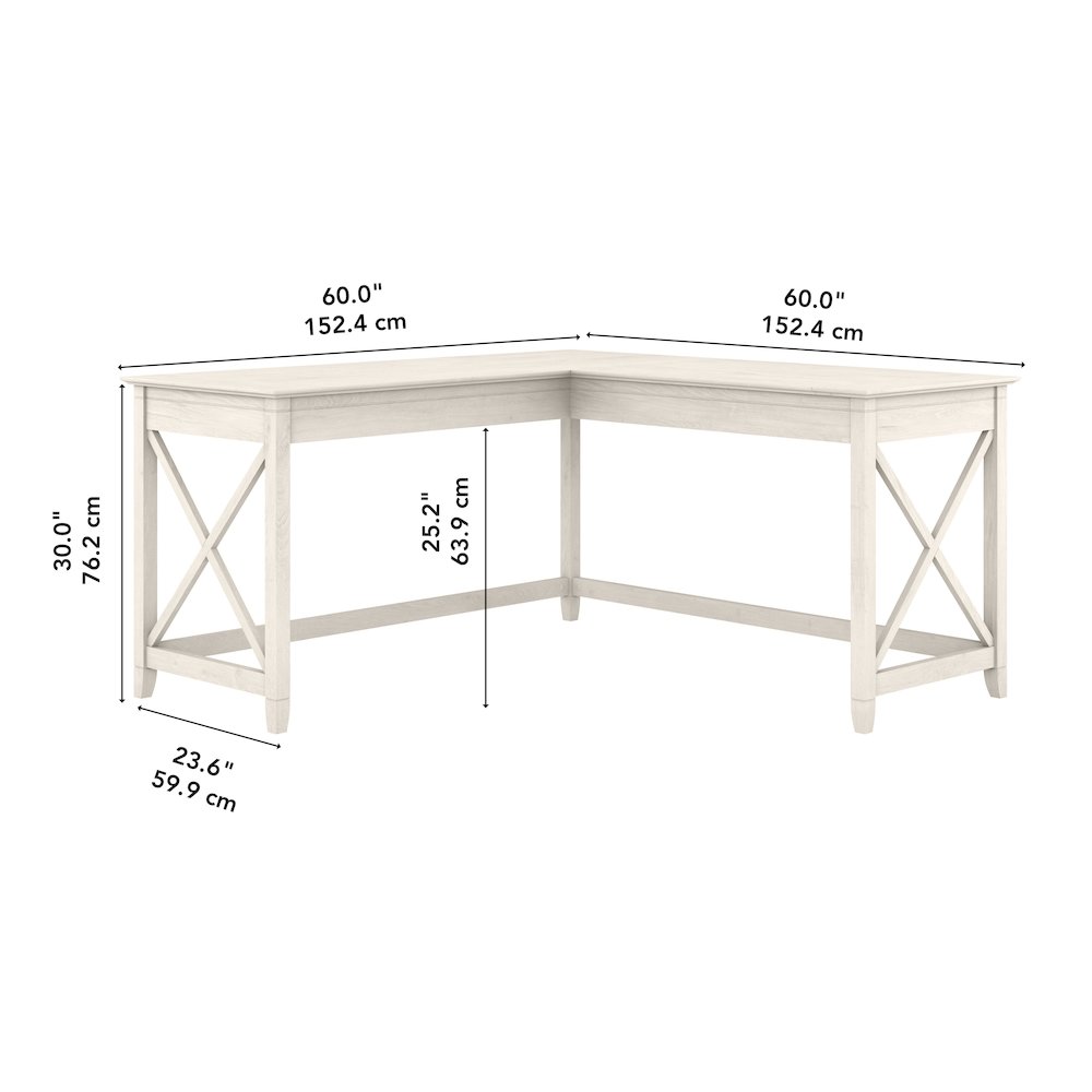 Key West 60W L Shaped Desk. Picture 6