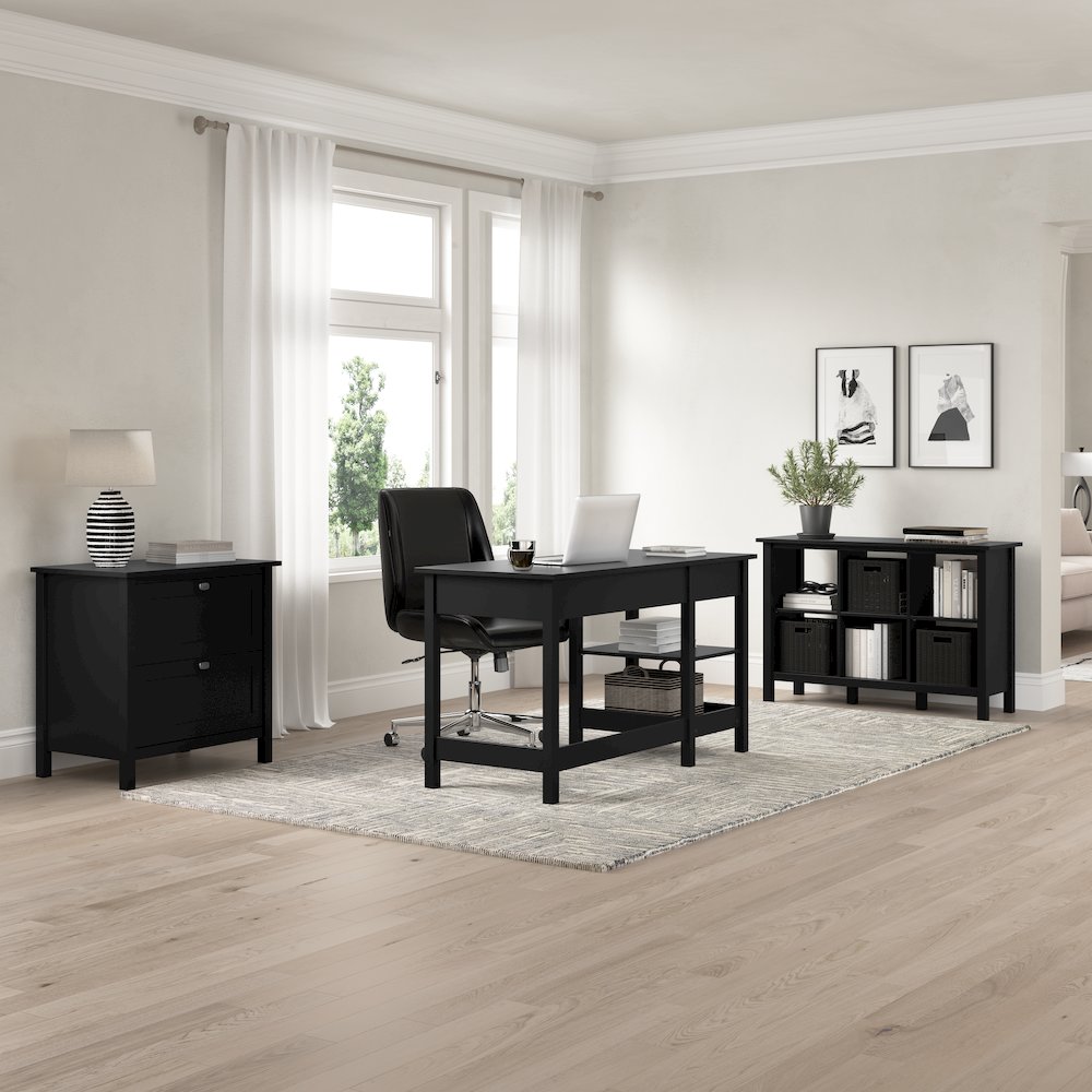 Broadview 60W L Shaped Computer Desk with Storage and Desktop Organizer. Picture 3
