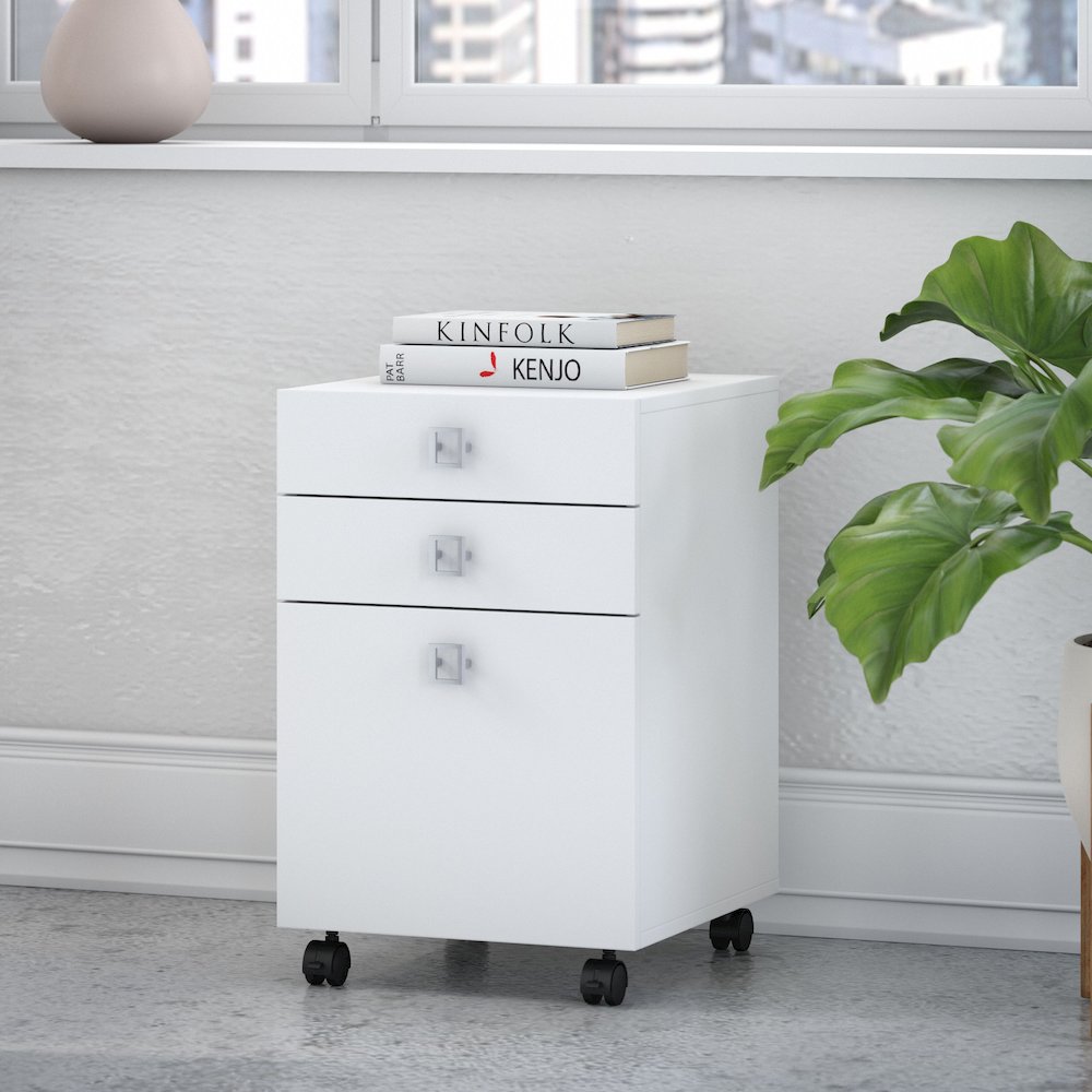 Echo 3 Drawer Mobile File Cabinet. Picture 2